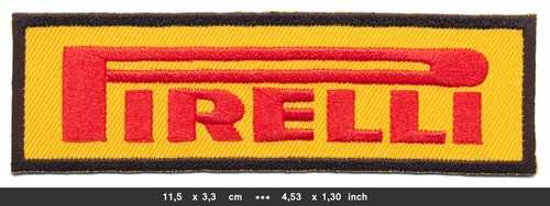 Pirelli aufnäher patch - aufnäher,