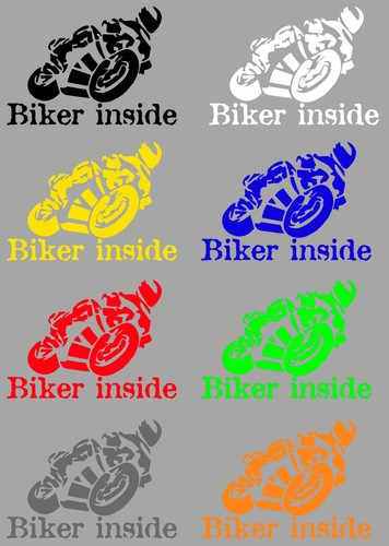 Aufkleber sticker biker inside - sticker,