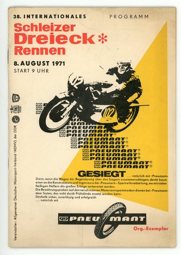 Rennprogramm int - 38.,