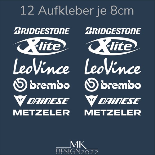 Sponsoren aufkleber motorrad - aufkleber,