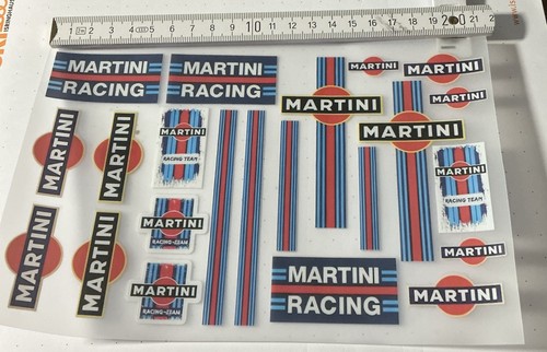 Martini racing sticker - martini,