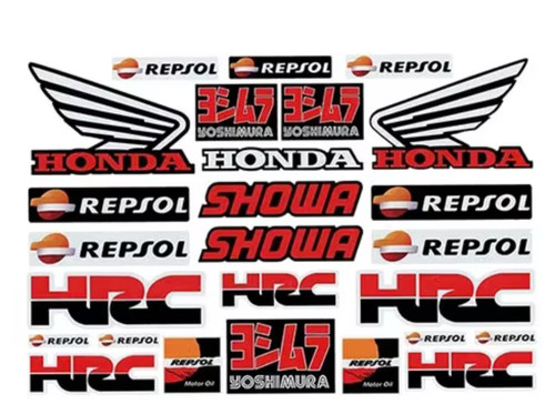 Honda hrc aufkleber - hrc,