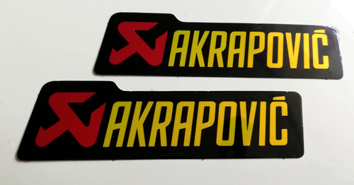 Akrapovic aufkleber sticker - akrapovic,