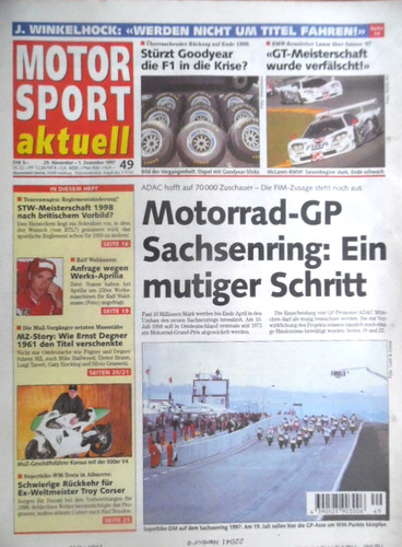 Motor sport aktuell - sport, 1997