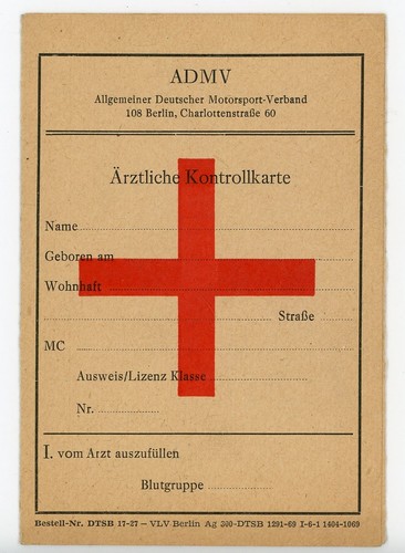 ärztliche kontrollkarte admv - Ärztliche,