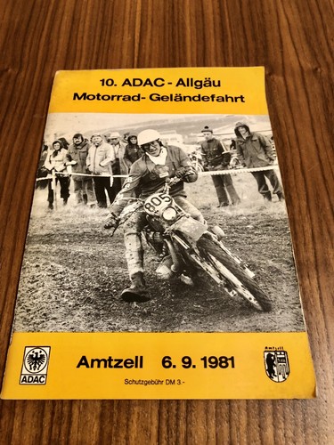 Programmheft 1981 adac allgäu - adac,