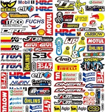 3 Bilder Motorrad Aufkleber